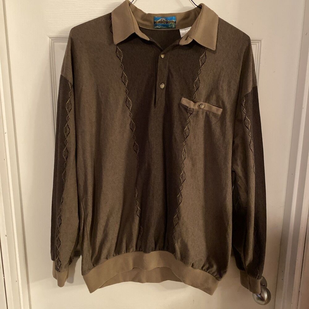 Timber Ridge Traders Men’s Size XL Long Sleeve Polo Shirt